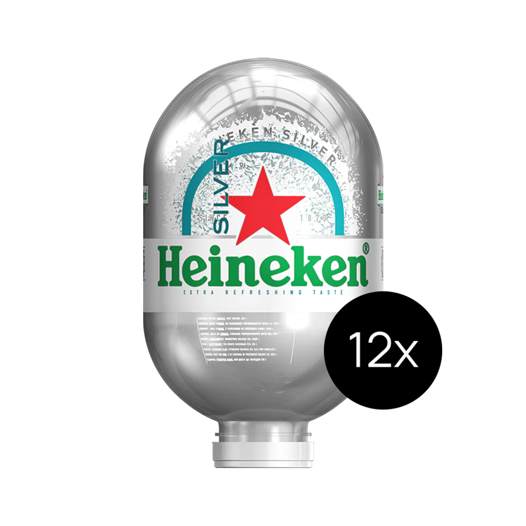 Heineken Silver bundle - 12x 8L BLADE Kegs